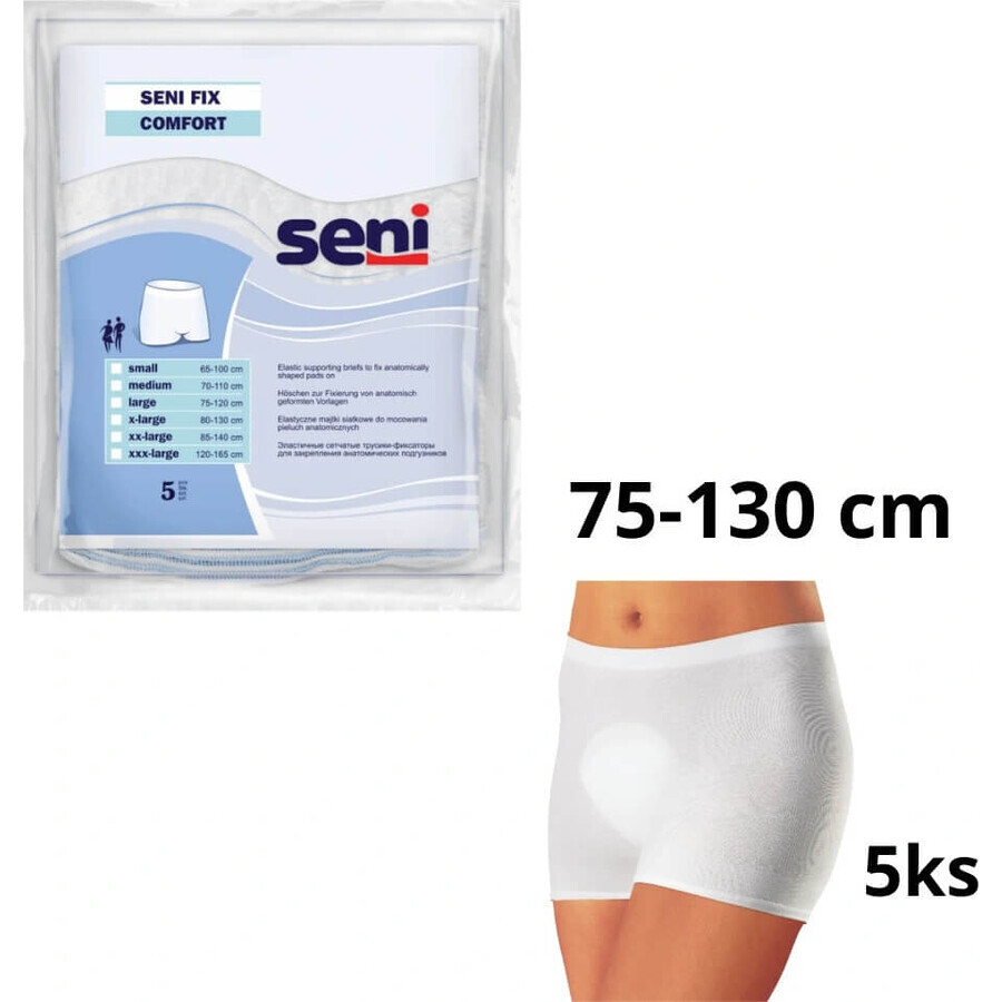 Seni FIX PANTY Chiloți mari de fixare elastică (circumferință 85-120 cm) 1x5 buc