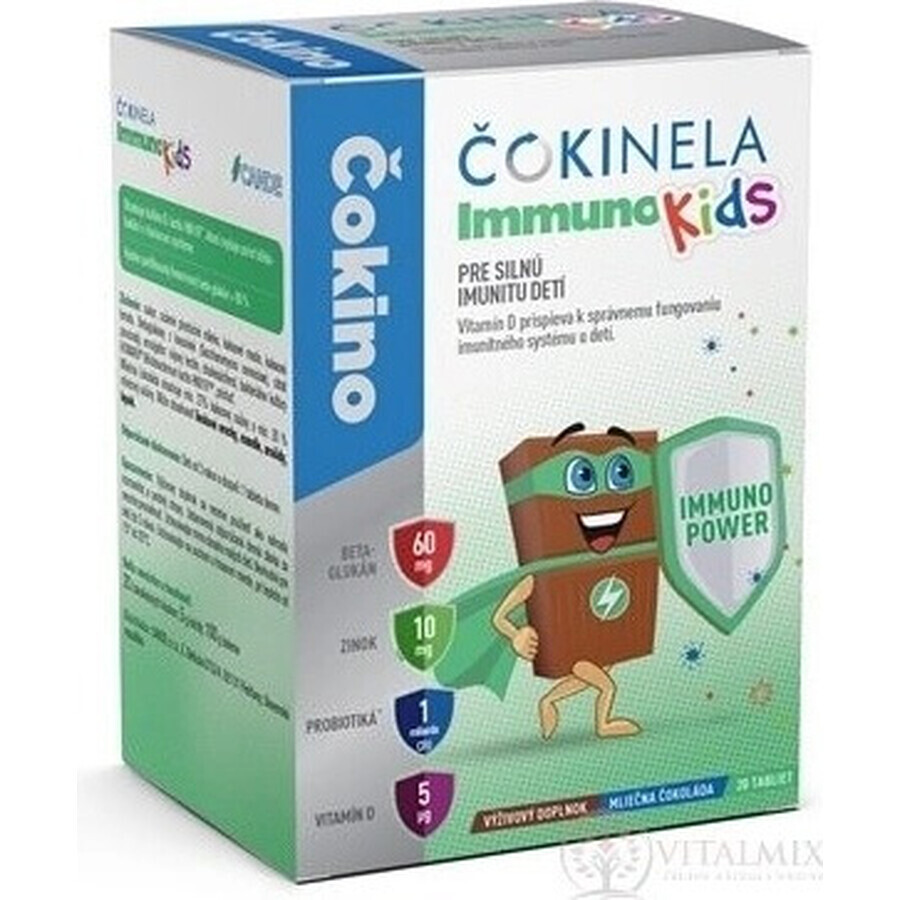 COCINELA Immuno Kids chocoladerepen 1×20 stuks