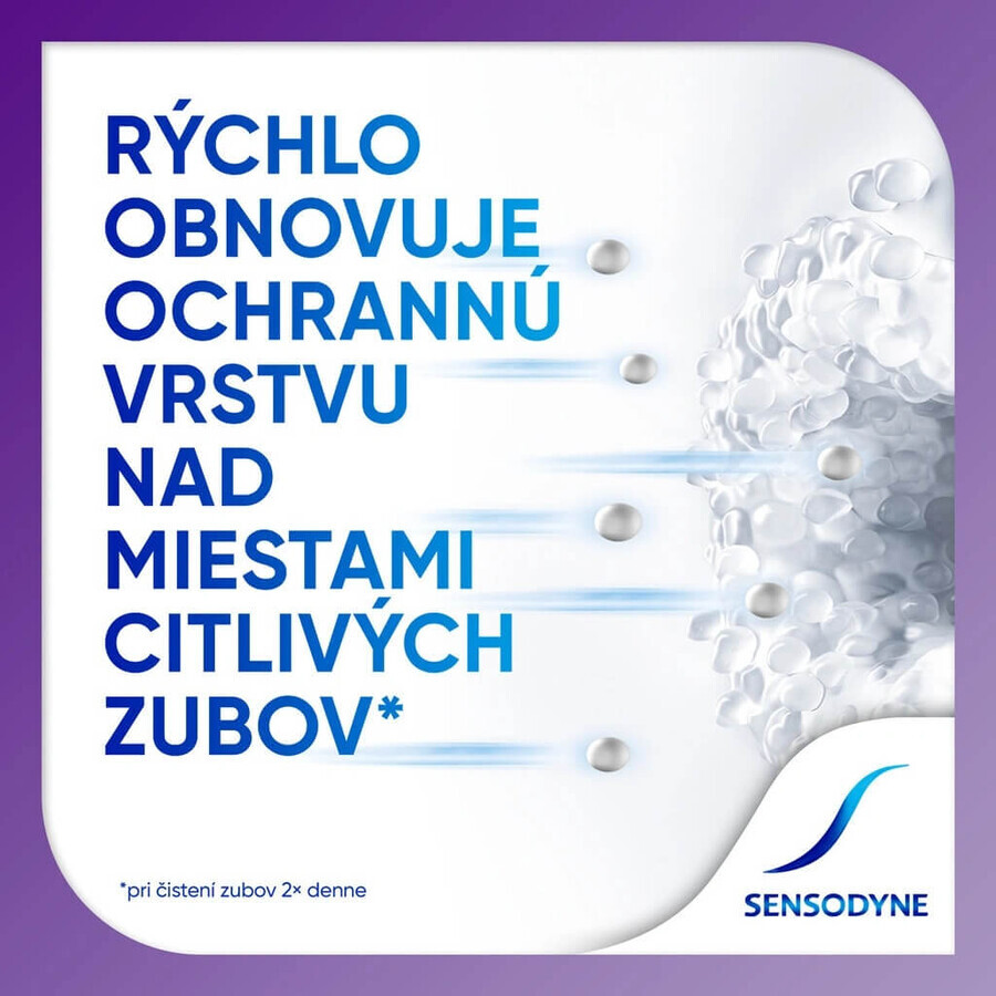 Sensodyne Rapid 1x75 ml, pasta dentífrica para dientes sensibles