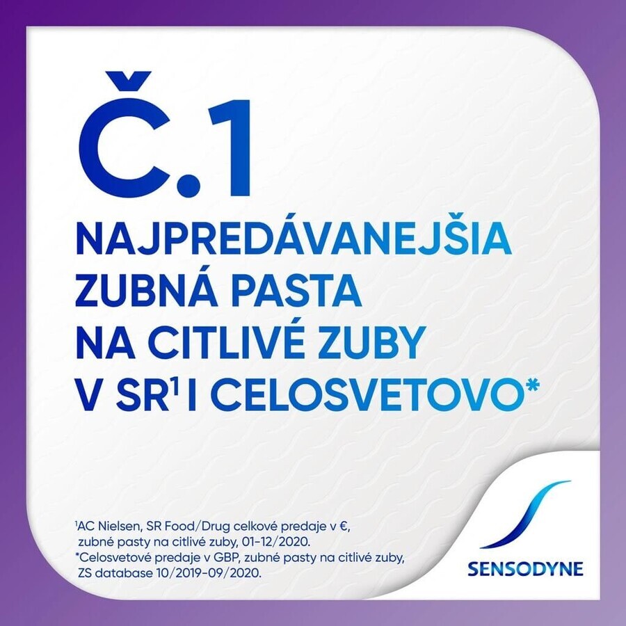 Sensodyne Rapid 1x75 ml, pasta dentífrica para dientes sensibles