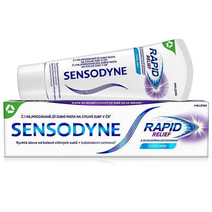 Sensodyne Rapid 1x75 ml, pasta dentífrica para dientes sensibles