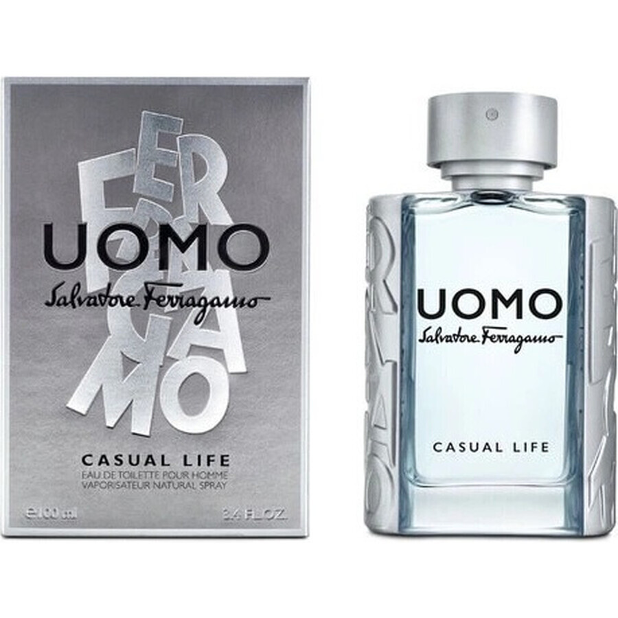 Salvatore Ferragamo Uomo Cl Edt 100ml 1×100 ml, Eau de toilette