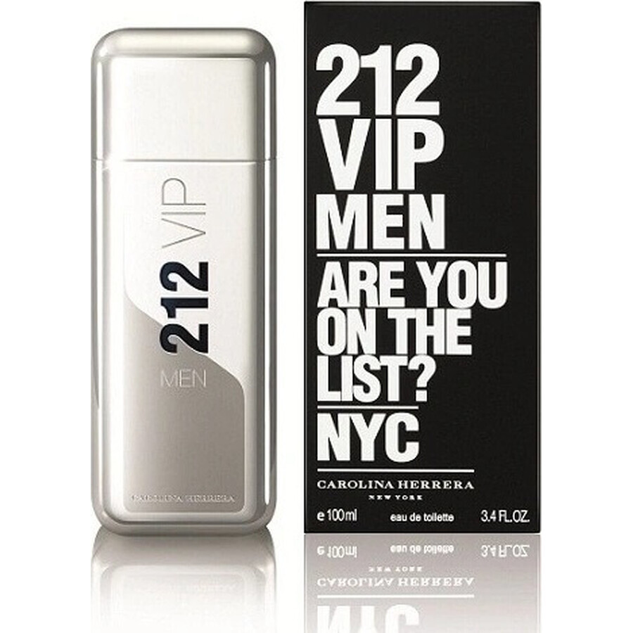 Carolina Herrera 212 Vip Uomo Edt 50ml 1×50 ml, Eau de toilette