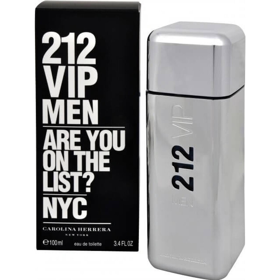 Carolina Herrera 212 Vip Uomo Edt 50ml 1×50 ml, Eau de toilette