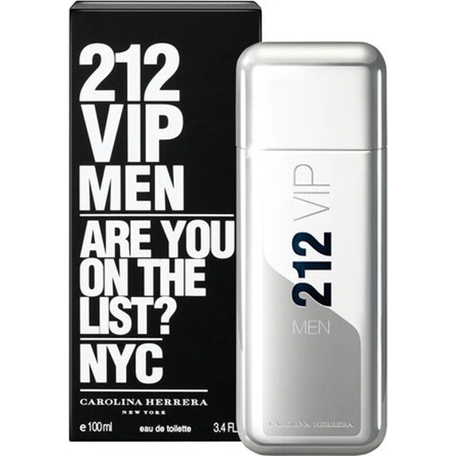 Carolina Herrera 212 Vip Uomo Edt 50ml 1×50 ml, Eau de toilette