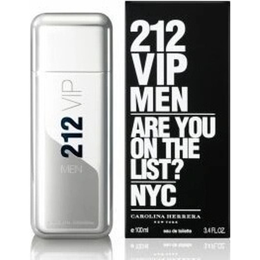 Carolina Herrera 212 Vip Uomo Edt 50ml 1×50 ml, Eau de toilette