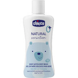 CHICCO Natural Sensation shampoo corpo con aloe e camomilla 200ml, 0m+ 1×200 ml, shampoo corpo per bambini