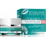 Eveline Hyaluron Clinic Crema de Día y Noche 30+ 1×50 ml, crema profundamente hidratante para las primeras arrugas