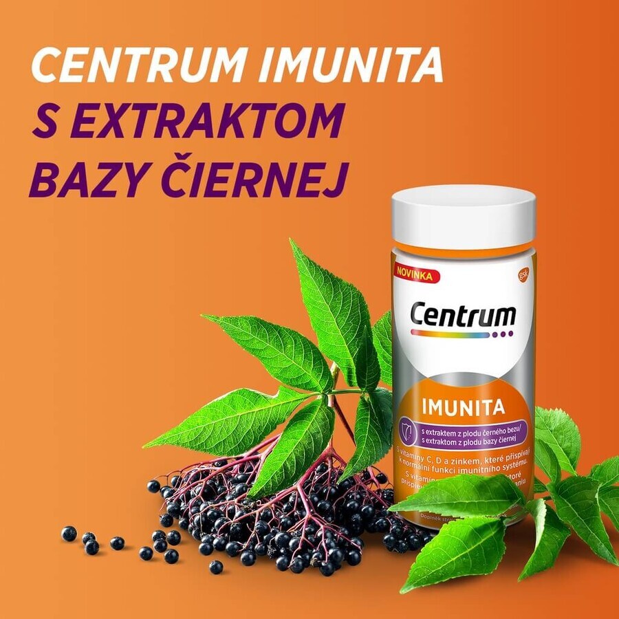 Centrum Immunity with black elderberry extract 1x60 cps, multivitamin with vitamin C and D to boost immunity