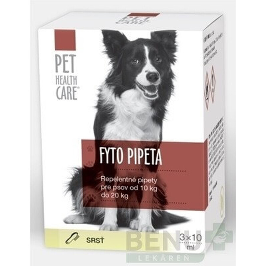 PET HEALTH CARE FYTO PIPETA 3×10 ml, repellente