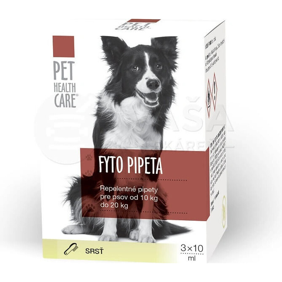 PET HEALTH CARE FYTO PIPETA 3×10 ml, repellente