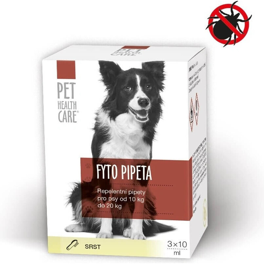 PET HEALTH CARE FYTO PIPETA 3×10 ml, repellente