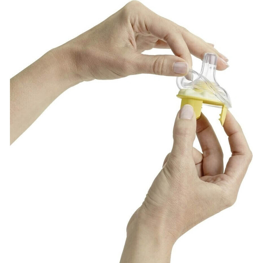 Medela biberon pentru copii alăptați Calma - cu biberon 150 ml 1×150 ml, biberon pentru copii alăptați