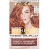 L'Oréal Paris Excellence Nudes Copper 7UR Universal Copper 1×1 st, permanente haarkleuring