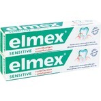 ELMEX Sensitive Duo Dentifricio 2×75 ml, dentifricio