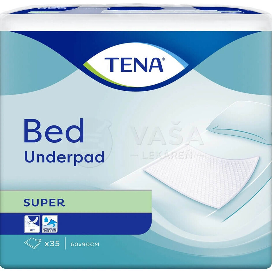 TENA Bed Super 1×35 buc, tampoane absorbante, 60x90 cm