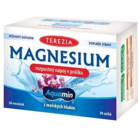 TEREZIA MAGNESIUM oplosbaar drinkpoeder 30×6 g, voedingssupplement