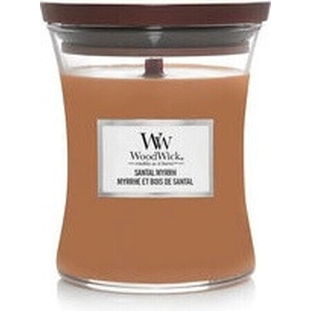 WoodWick Sandalwood Myrrh Medium Candle 1×275 g, scented candle