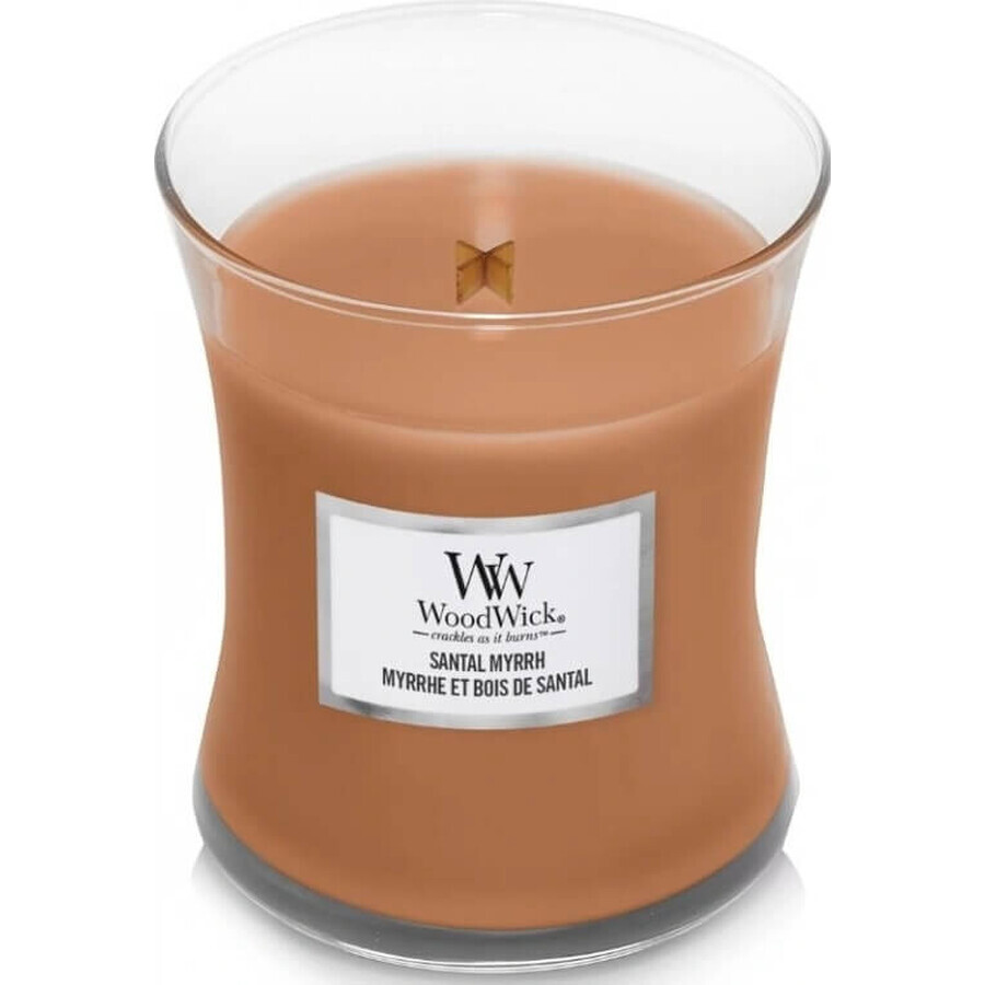 WoodWick Sandalwood Myrrh Medium Candle 1×275 g, scented candle