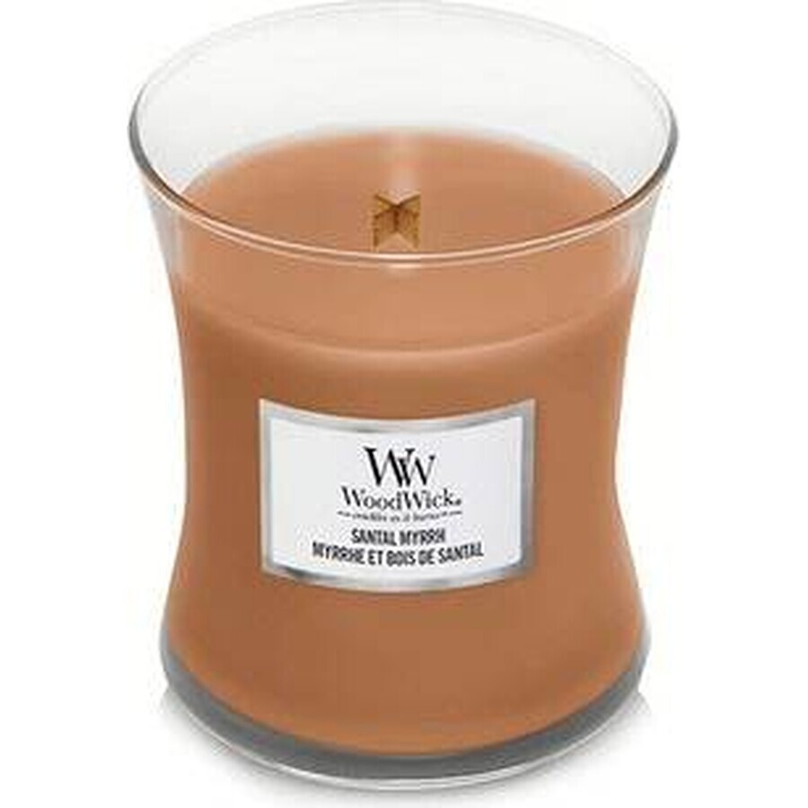 WoodWick Sandalwood Myrrh Medium Candle 1×275 g, scented candle