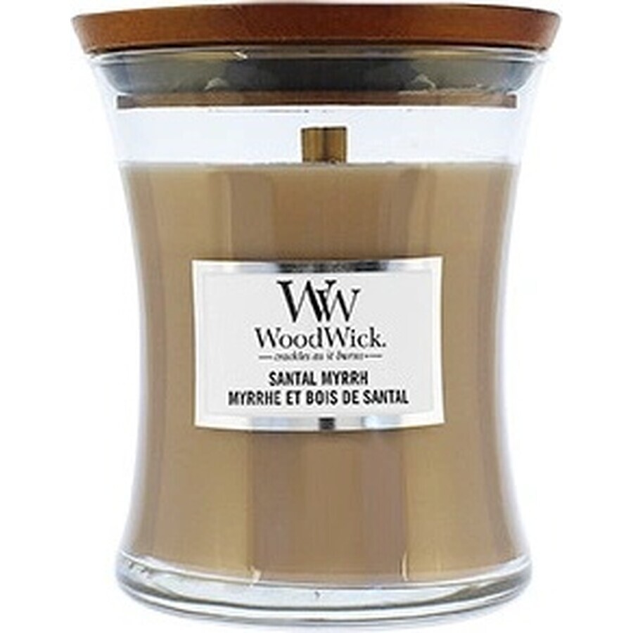 WoodWick Sandalwood Myrrh Medium Candle 1×275 g, scented candle