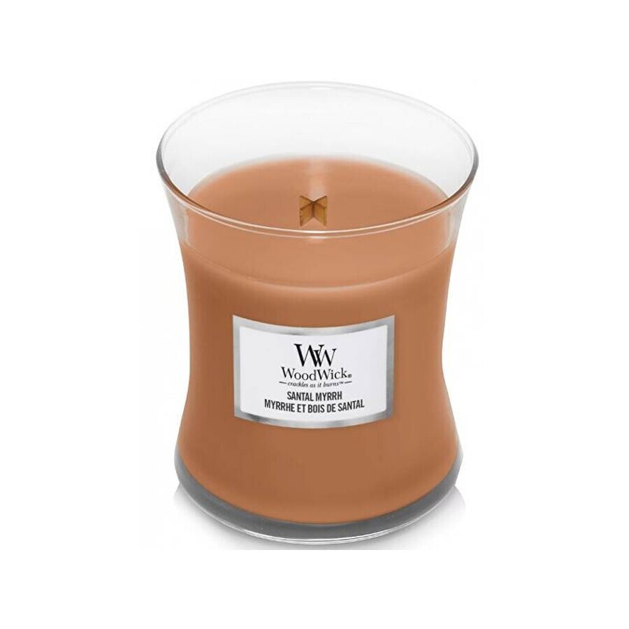 WoodWick Sandalwood Myrrh Medium Candle 1×275 g, scented candle