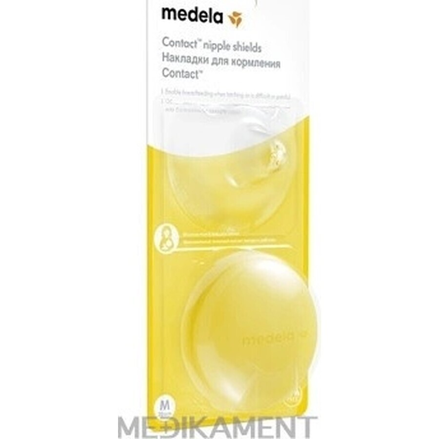 Medela Contact breastfeeding caps - M (20 mm) 1×1 pc, breastfeeding caps