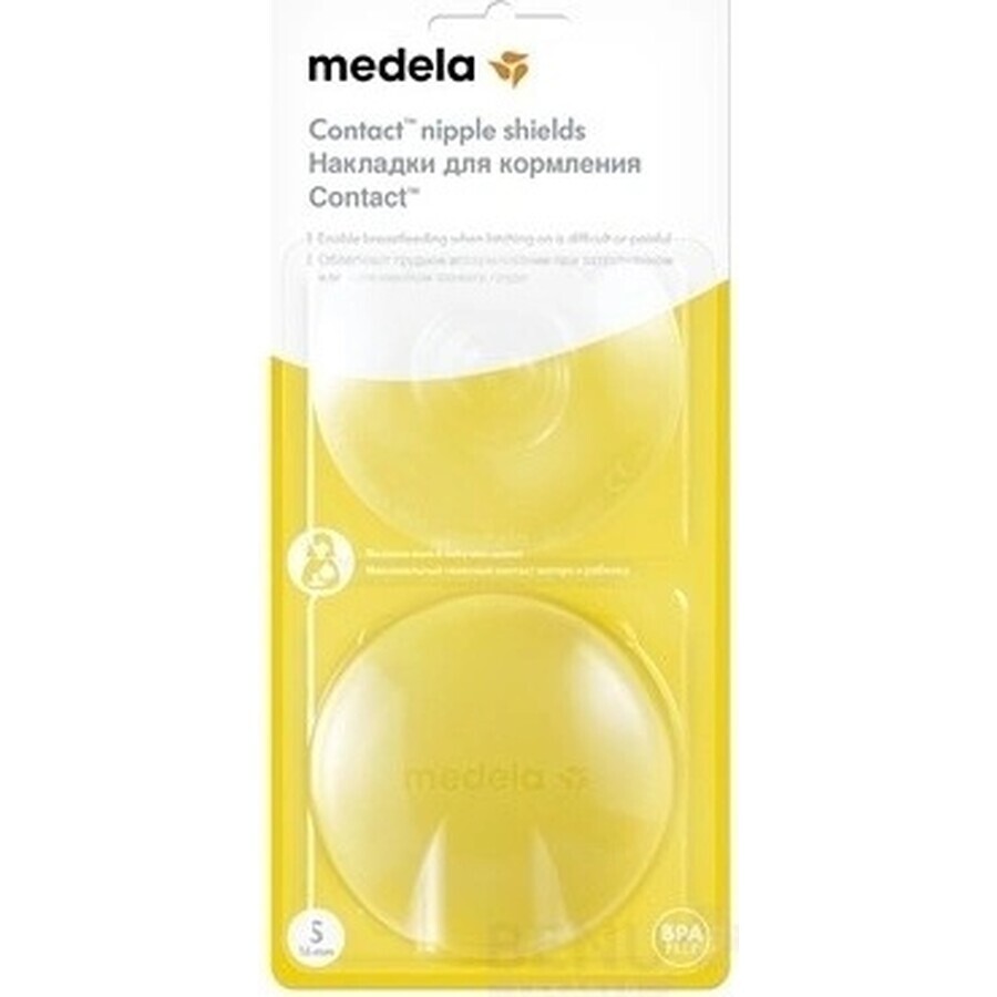 Medela Contact breastfeeding caps - M (20 mm) 1×1 pc, breastfeeding caps