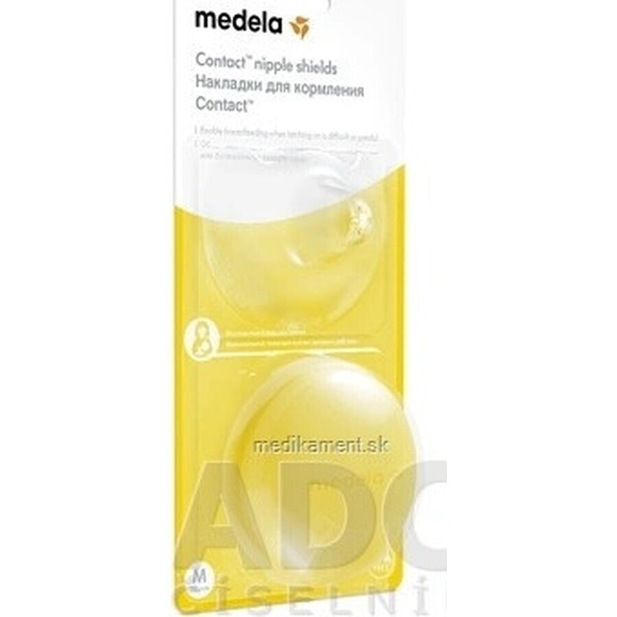 Medela Contact breastfeeding caps - M (20 mm) 1×1 pc, breastfeeding caps