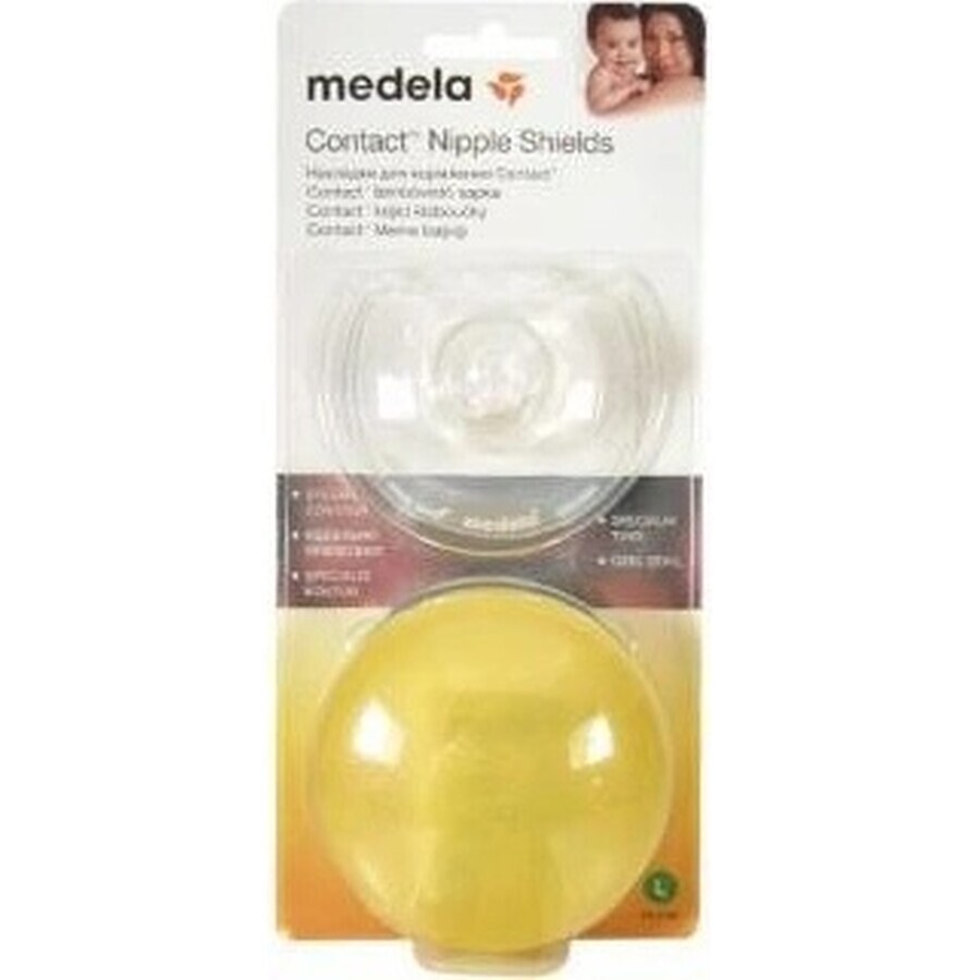 Medela Contact breastfeeding caps - M (20 mm) 1×1 pc, breastfeeding caps