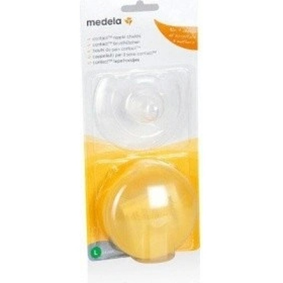 Medela Contact breastfeeding caps - M (20 mm) 1×1 pc, breastfeeding caps