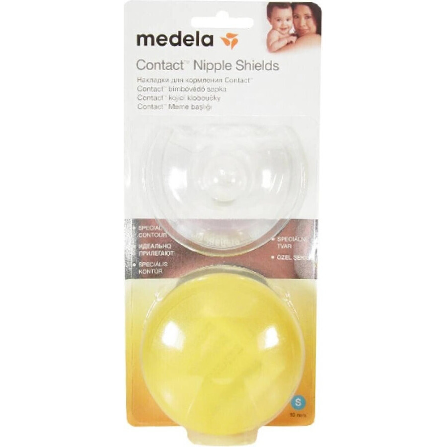 Medela Contact breastfeeding caps - M (20 mm) 1×1 pc, breastfeeding caps