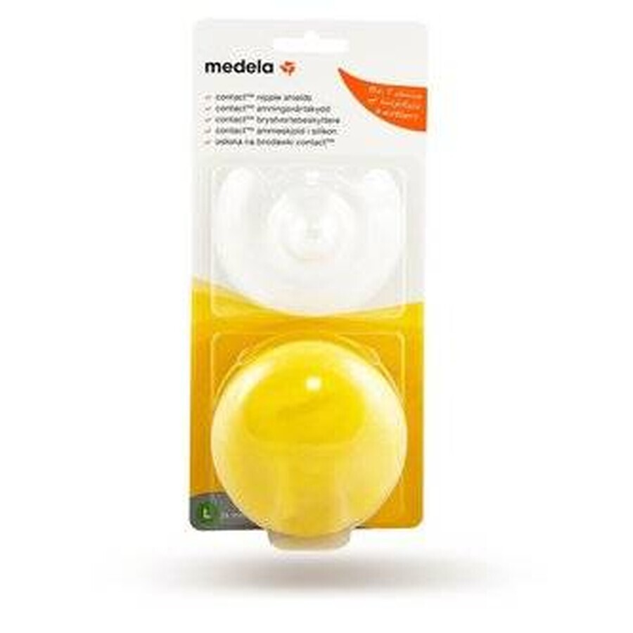 Medela Contact breastfeeding caps - M (20 mm) 1×1 pc, breastfeeding caps