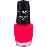 Dermacol Nagellack Neon Coral Nr.30 1×5 ml, Nagellack