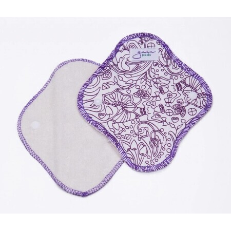 Tierra Verde Gaia Pads Slipove Inserts Slipove Inserts Purple 1×1 pc, insert as menstrual cup insurance