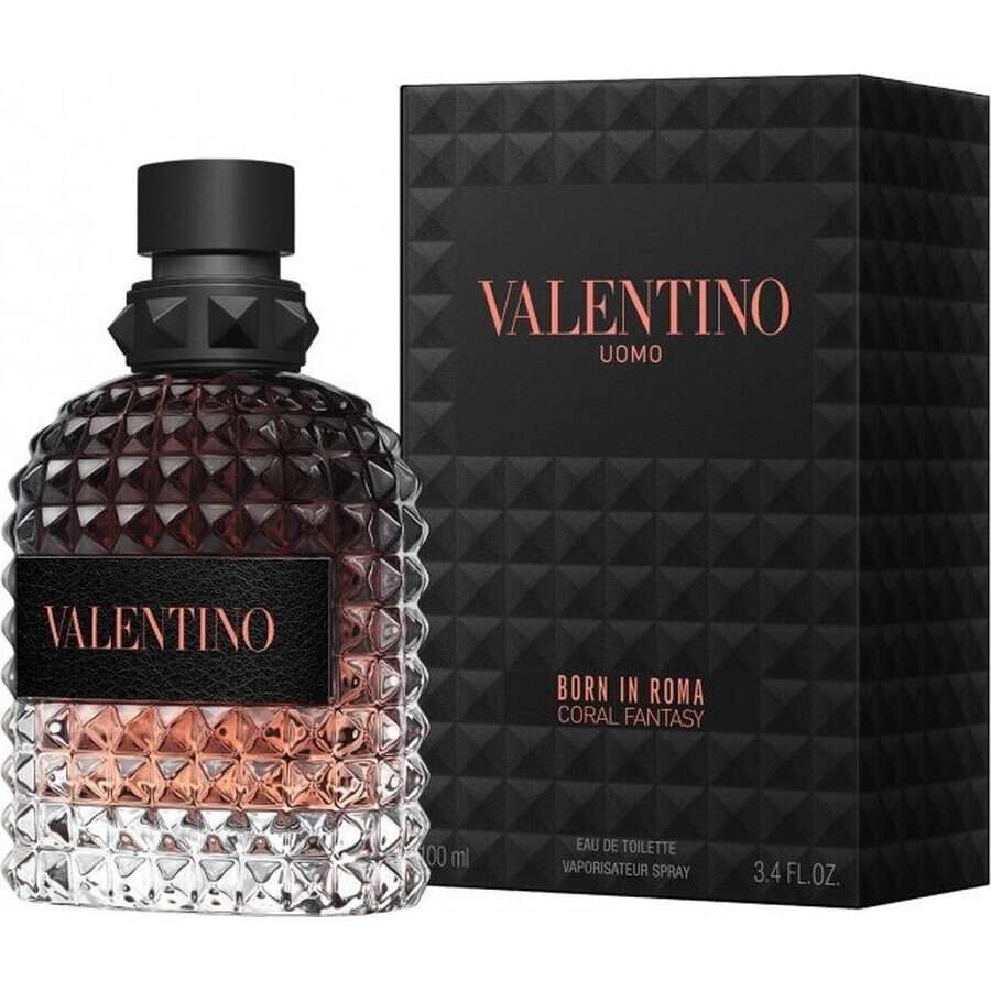 VALENTINO UOMO BORN IN ROMA CORAL FANTASY eau de toilette 1×100 ml, eau de toilette da uomo