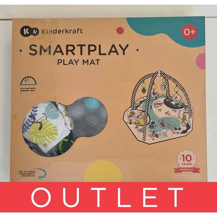 KINDERKRAFT Coperta da gioco Smartplay 1×1 pz, coperta per bambini