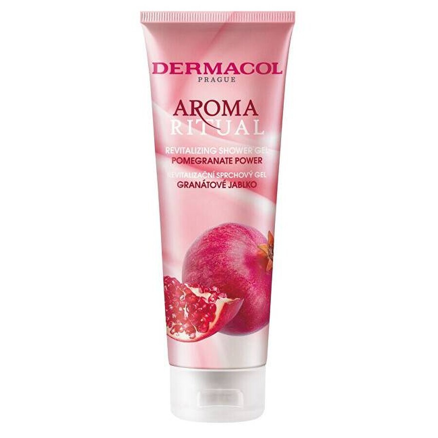 Dermacol Aroma Ritual revitaliserende douchegel Granaatappel 1×250 ml, granaatappelgeur