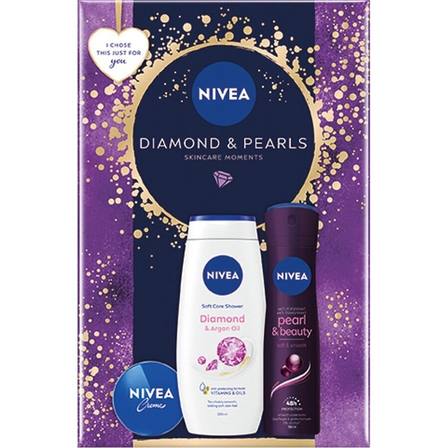 NIVEA BOX DEO PEARL PEARL 1×1 pz, confezione regalo