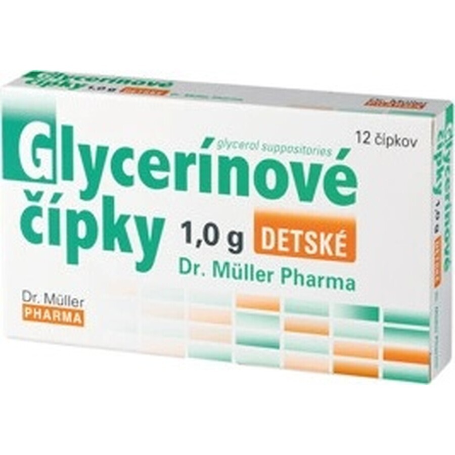 Dr. Müller Glycerin suppositories 1,0 g 1x12 pcs suppos suppositories children