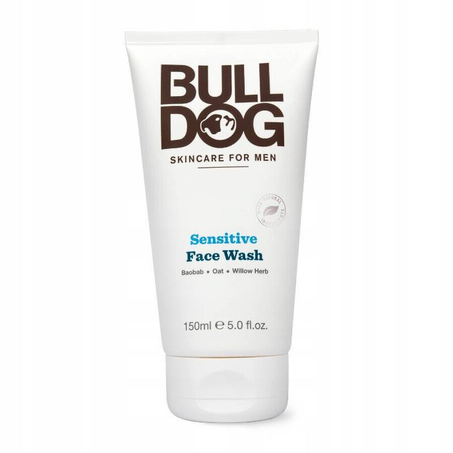 Bulldog Cleansing Gel for Men's Sensitive Skin Sensitive Facial Wash 1×150 ml, cleansing gel