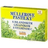 PASTIGLIE DELL'ISOLA DI MÜLLER. LICHENE E VIT. C Senza zucchero 1x12 pz.