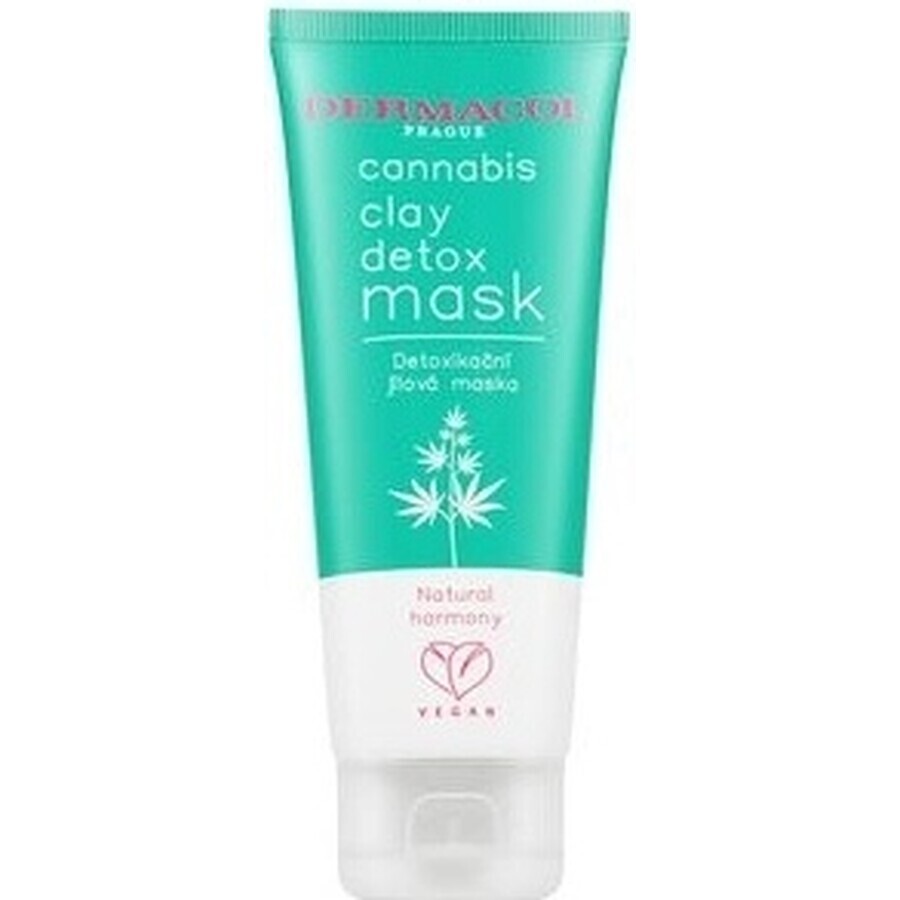 Dermacol Cannabis Entgiftungsmaske mit Tonerde 1×100 ml, Gesichtsmaske