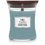 WoodWick Evergreen Evergreen Cashmere vela mediana 1×275 g, vela perfumada