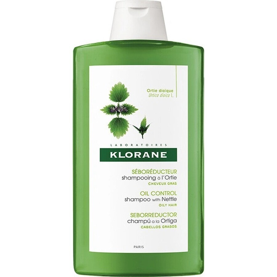 KLORANE CHAMPÚ con peonía bio 1×200ml, champú para cuero cabelludo sensible e irritado