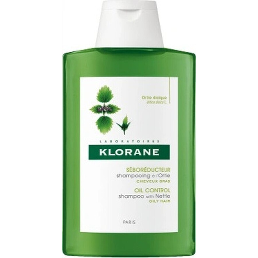 KLORANE CHAMPÚ con peonía bio 1×200ml, champú para cuero cabelludo sensible e irritado