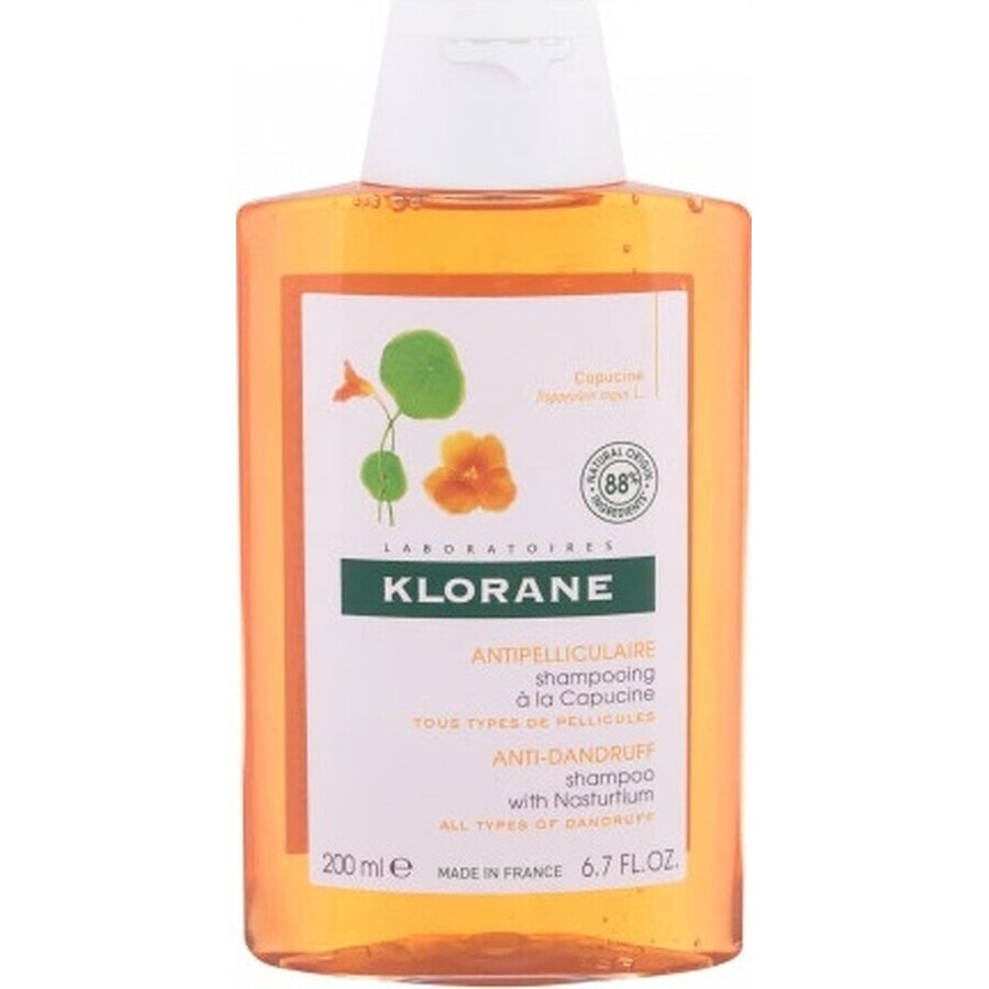 KLORANE CHAMPÚ con peonía bio 1×200ml, champú para cuero cabelludo sensible e irritado