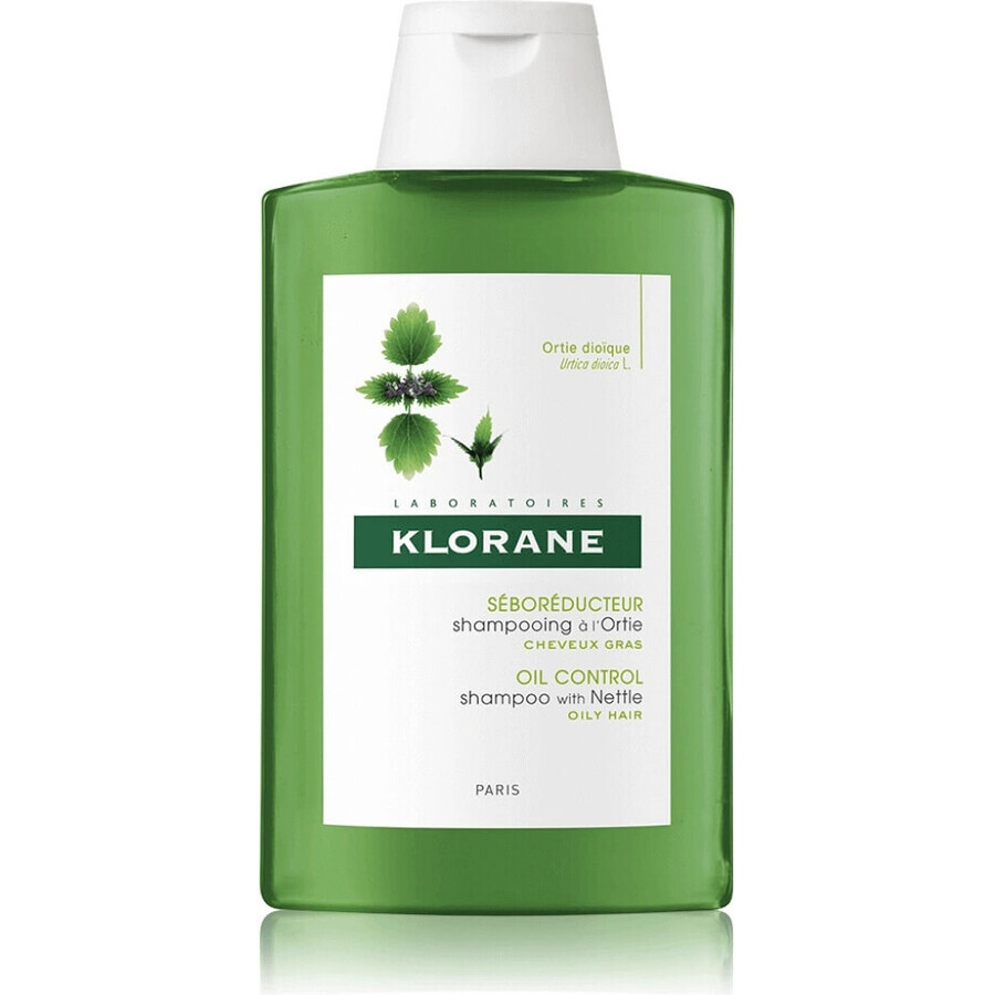 KLORANE CHAMPÚ con peonía bio 1×200ml, champú para cuero cabelludo sensible e irritado