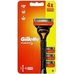 GILLETTE FUSION SHAVER FUSION SHAVER + 4 NH 1×1 pz, rasoio