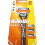 GILLETTE FUSION SHAVER FUSION SHAVER + 4 NH 1×1 pz, rasoio